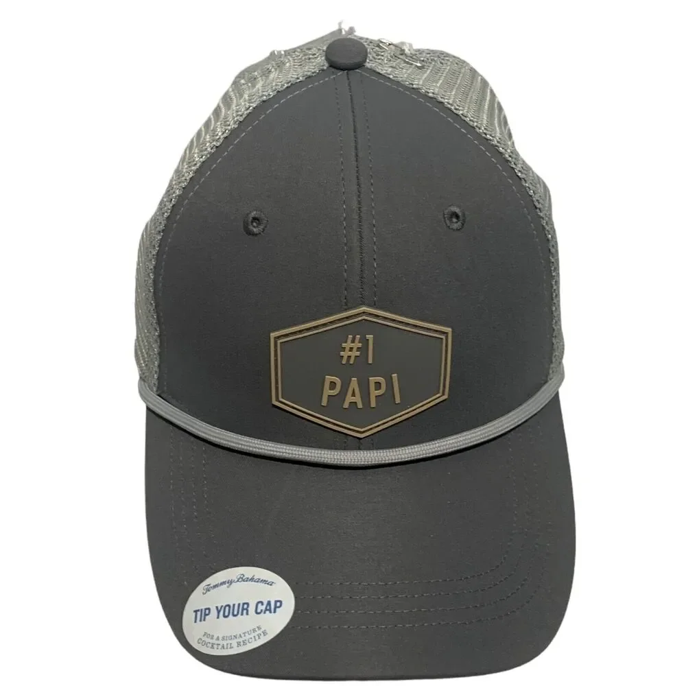 Tommy Bahama #1 Papi Tip Your Cap Baja Margarita Recipe Trucker Snapback Cap Hat